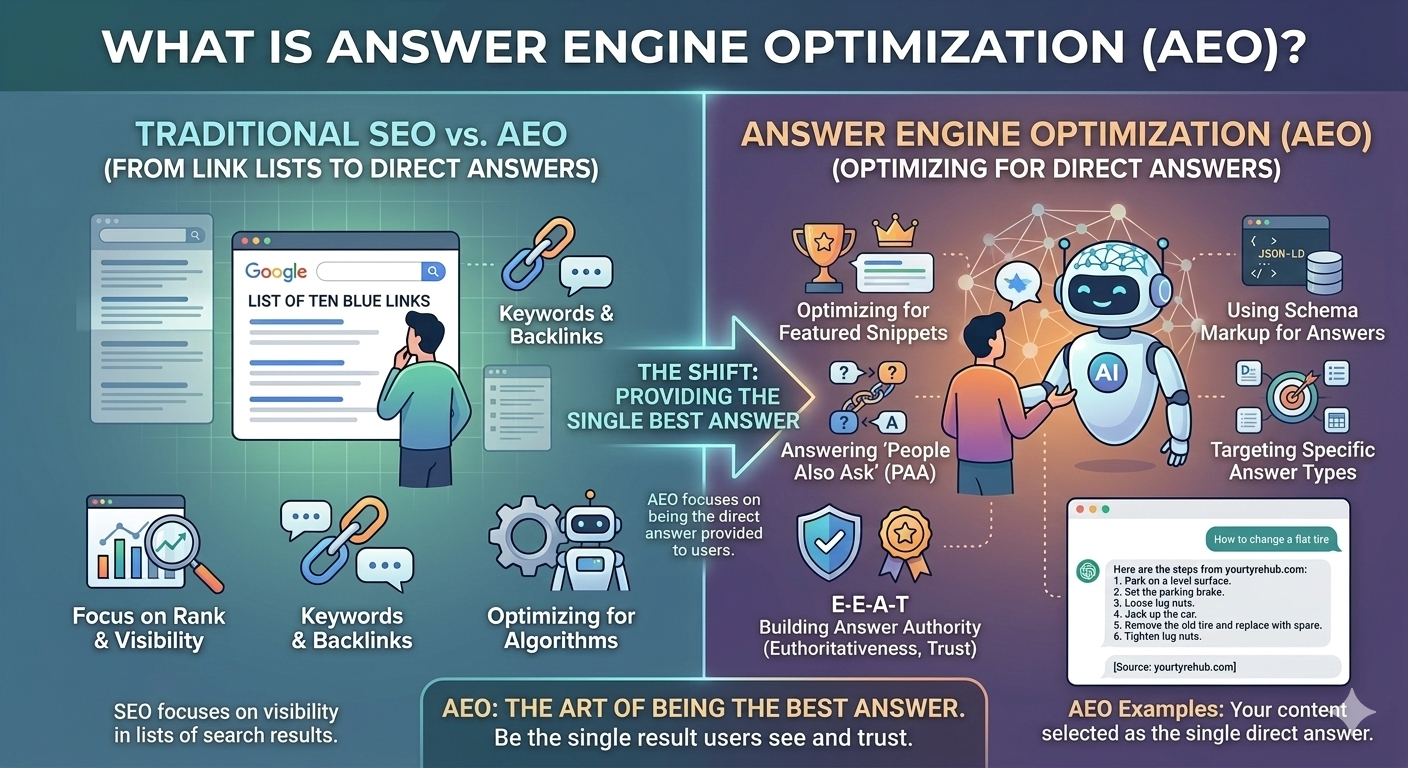 Що таке Answer Engine Optimization (AEO)
